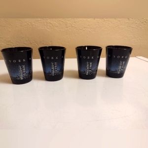 Shot Glasses (4) New York Skyline-Twin Towers